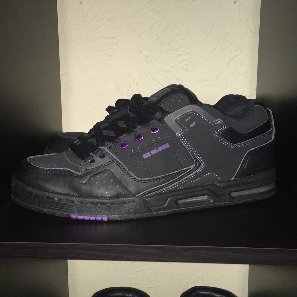 Globe Cleaver Skate Shoes Black/Purple 13